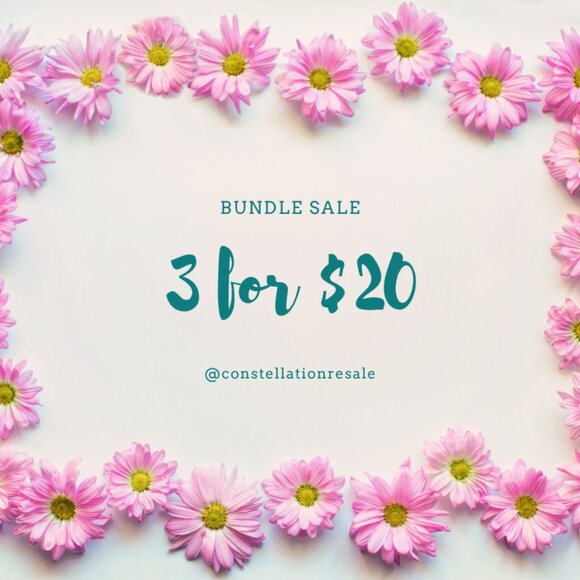 3‎ for $20 Closet Clear Out Bundle Sale - Picture 1 of 1